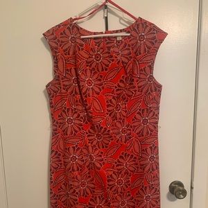Dress Barn red shift dress
